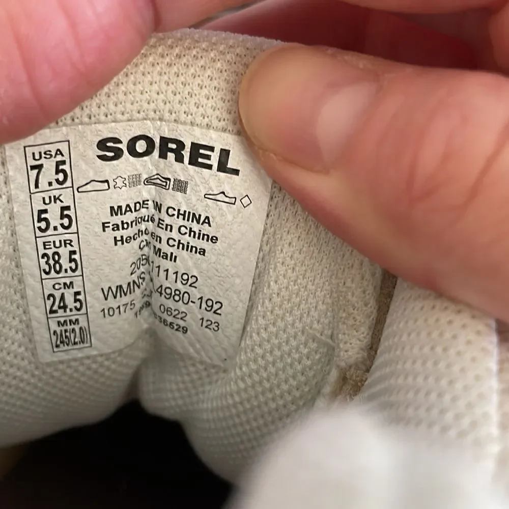 SOREL Out N About Sport Wedge Booties Nova Sand US Women 8/UK 5/EU 38.5